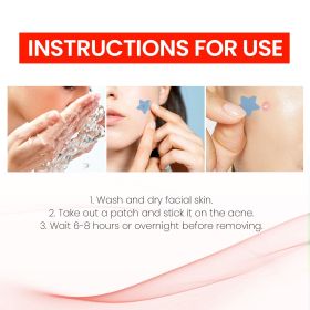 Pimple Patches,Pimple Patches For Face, Hydrocolloid Acne Patches, Cute Star Stickers Hydrocolloid Acne Pimple Patch For Covering Zits And Blemis