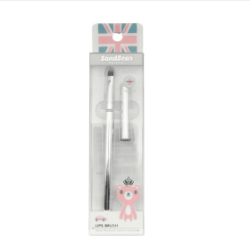 Q7290 Portable Retractable Lip Brush (Color: Silver)