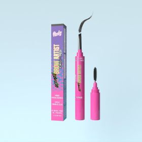 RUDE Ultimate Brow Artist Pomade and Brush (Color: Black Brown)